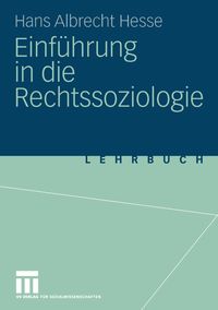 Produktbild: Einf&uuml;hrung in die Rechtssoziologie