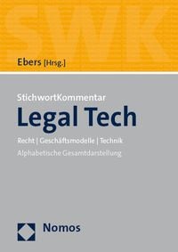 Produktbild: StichwortKommentar Legal Tech