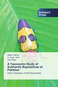 Produktbild: A Taxonomic Study of Subfamily Buprestinae of Pakistan