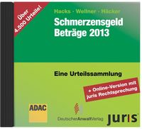 Produktbild: SchmerzensgeldBetr&auml;ge 2013 (CD-ROM plus Online-Zugang)