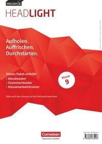 Produktbild: English G Headlight Band 5: 9. Schuljahr - Arbeitshefte Wordmaster, Grammarmaster und Klassenarbeitstrainer (Im Paket)