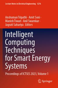 Produktbild: Intelligent Computing Techniques for Smart Energy Systems