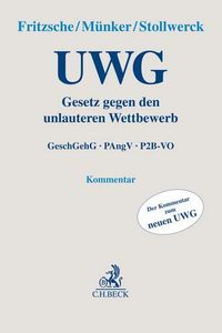 Produktbild: Gesetz gegen den unlauteren Wettbewerb. UWG
