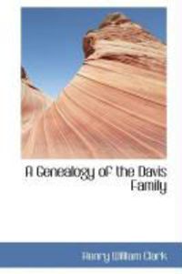 Produktbild: A Genealogy of the Davis Family