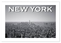 Produktbild: New York in schwarz weiss (Wandkalender 2026 DIN A2 quer), CALVENDO Monatskalender