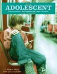 Produktbild: The Adolescent: Development, Relationships, and Culture