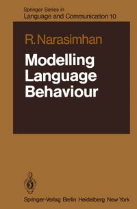 Produktbild: Modelling Language Behaviour