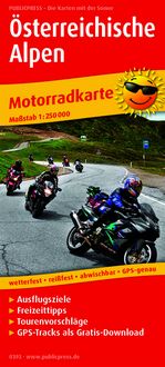 Produktbild: Motorradkarte &Ouml;sterreichische Alpen