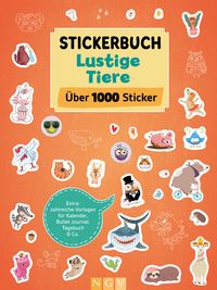 Produktbild: Stickerbuch Lustige Tiere I &Uuml;ber 1000 Sticker
