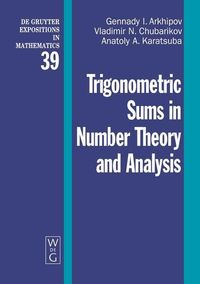 Produktbild: Trigonometric Sums in Number Theory and Analysis