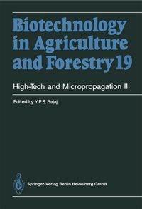 Produktbild: High-Tech and Micropropagation III