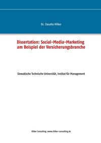 Produktbild: Social-Media-Marketing am Beispiel der Versicherungsbranche
