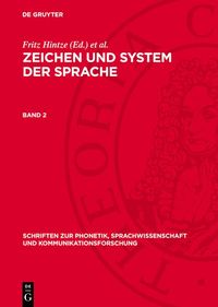 Produktbild: Zeichen und System der Sprache. Band 2