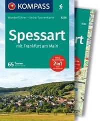 Produktbild: KOMPASS Wanderf&uuml;hrer Spessart, 65 Touren mit Extra-Tourenkarte