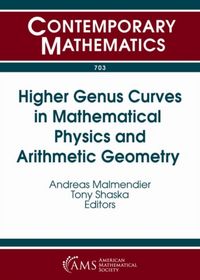 Produktbild: Higher Genus Curves in Mathematical Physics and Arithmetic
