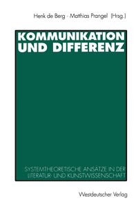 Produktbild: Kommunikation und Differenz