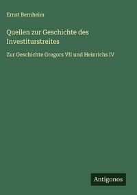 Produktbild: Quellen zur Geschichte des Investiturstreites