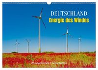 Produktbild: Deutschland, Energie des Windes: wundersch&ouml;ne Landschaften (Wandkalender 2026 DIN A3 quer), CALVENDO Monatskalender