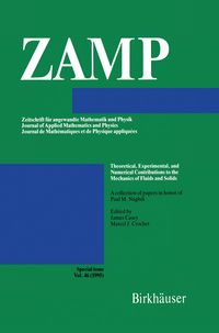 Produktbild: Theoretical, Experimental, and Numerical Contributions to the Mechanics of Fluids and Solids