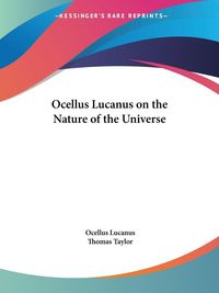 Produktbild: Ocellus Lucanus on the Nature of the Universe