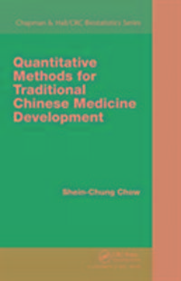 Produktbild: Chow, S: Quantitative Methods for Traditional Chinese Medici