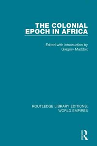Produktbild: The Colonial Epoch in Africa