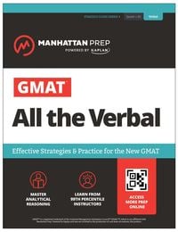 Produktbild: GMAT All the Verbal: Effective Strategies & Practice for the New GMAT + Online Resources (Manhattan Prep GMAT Prep)
