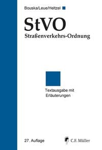 Produktbild: StVO Stra&szlig;enverkehrs-Ordnung