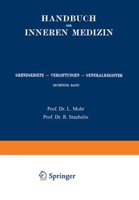 Produktbild: Grenzgebiete, Vergiftungen, Generalregister