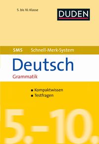 SMS Deutsch - Grammatik 5.-10. Klasse Birgit Hock