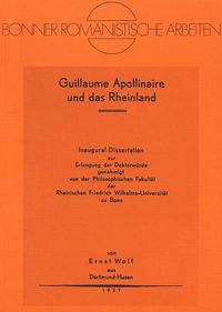 Produktbild: Guillaume Apollinaire und das Rheinland