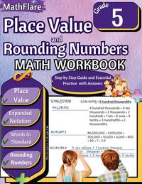 Produktbild: Place Value and Expanded Notations Math Workbook 5th Grade