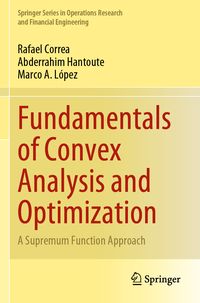 Produktbild: Fundamentals of Convex Analysis and Optimization