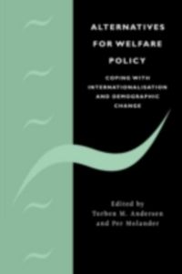 Produktbild: Alternatives for Welfare Policy