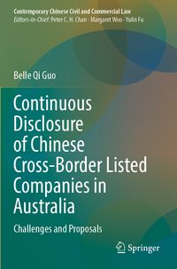 Produktbild: Continuous Disclosure of Chinese Cross-Border Listed Companies in Australia