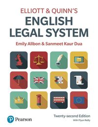 Produktbild: Elliott & Quinn's English Legal System