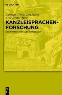 Produktbild: Kanzleisprachenforschung