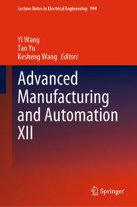 Produktbild: Advanced Manufacturing and Automation XII