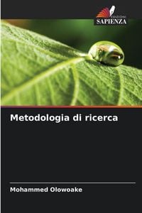 Produktbild: Metodologia di ricerca