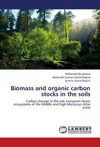 Produktbild: Boulmane, M: Biomass and organic carbon stocks in the soils