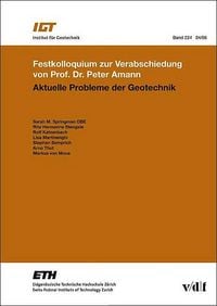 Produktbild: Aktuelle Probleme der Geotechnik