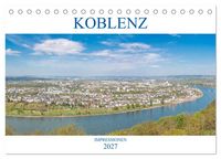 Produktbild: Koblenz Impressionen (Tischkalender 2027 DIN A5 quer), CALVENDO Monatskalender