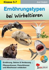 Produktbild: Ern&auml;hrungstypen bei Wirbeltieren