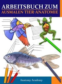 Produktbild: Arbeitsbuch Zum Ausmalen Tier-Anatomie