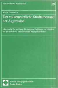 Produktbild: Der v&ouml;lkerrechtliche Straftatbestand der Aggression