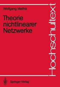 Produktbild: Theorie nichtlinearer Netzwerke