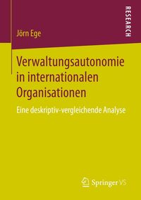 Produktbild: Verwaltungsautonomie in internationalen Organisationen