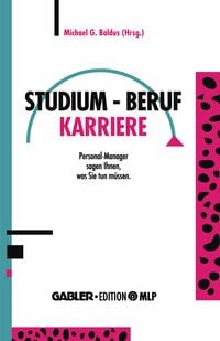 Produktbild: Studium &mdash; Beruf &mdash; Karriere