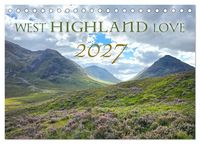 Produktbild: West Highland Love Kalender (Tischkalender 2027 DIN A5 quer), CALVENDO Monatskalender