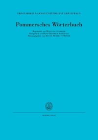 Produktbild: Pommersches W&ouml;rterbuch / Pa(m)panischke bis puje